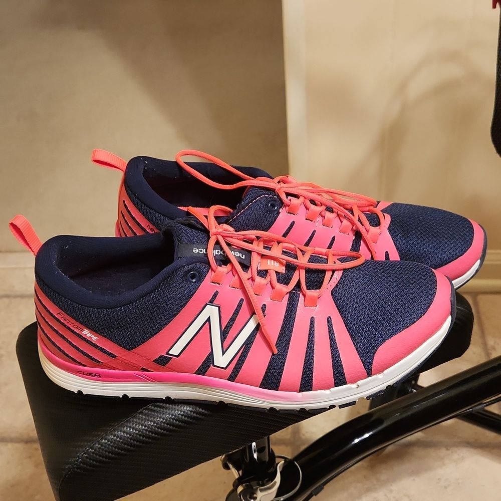 New Balance Women's "Fantom Tape 811" Pink & Dark Blue Sneakers Size 12